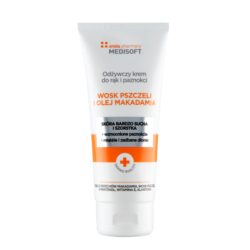 Anida Krem do rąk i paznokci z woskiem pszczczelim i olejem macadamia 100ml