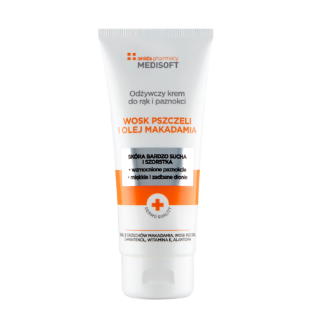 Anida Krem do rąk i paznokci z woskiem pszczczelim i olejem macadamia 100ml