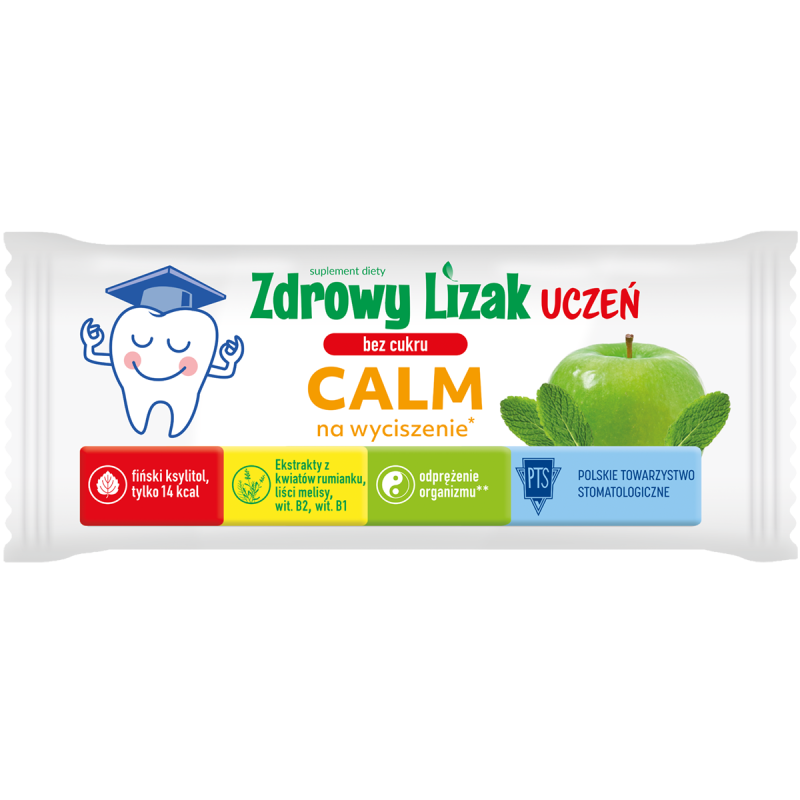 Zdrowy Lizak UCZEŃ CALM, 1 sztuka