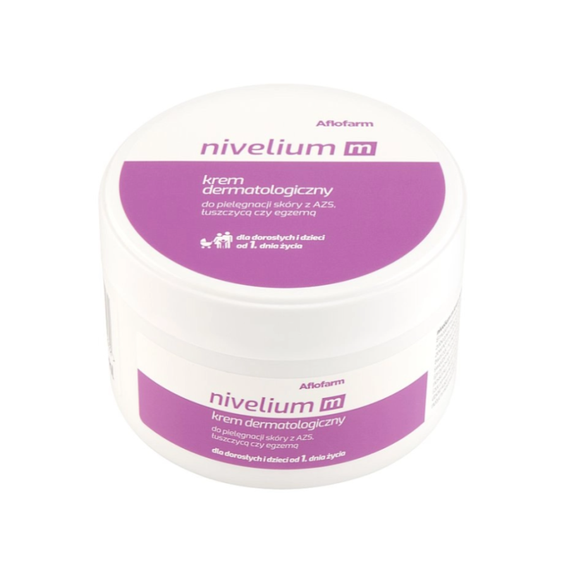 Nivelium M Krem dermatologiczny do pielęgnacji skóry z AZS, łuszczycą i egzemą od 1. dnia życia 200ml