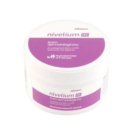 Nivelium M Krem dermatologiczny do pielęgnacji skóry z AZS, łuszczycą i egzemą od 1. dnia życia 200ml