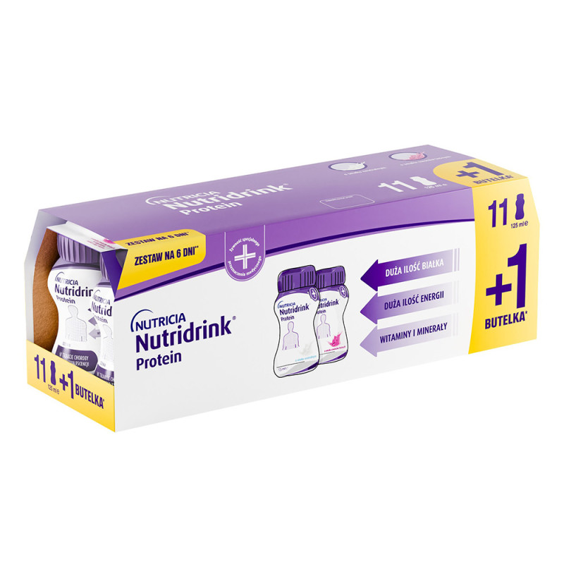 Nutridrink Protein Multipack 11+1 (12x125ml)