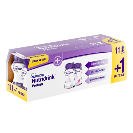 Nutridrink Protein Multipack 11+1 (12x125ml)