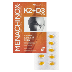 Menachinox K2+D3 2000 30 kapsułek