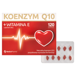 Koenzym Q10 + witamina E 120 kapsułek Xenico