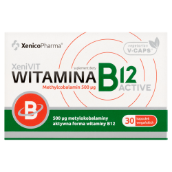 Xenico Witamina B12 Active 500 mcg 30 kapsułek