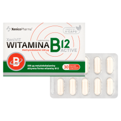 Xenico Witamina B12 Active 500 mcg 30 kapsułek