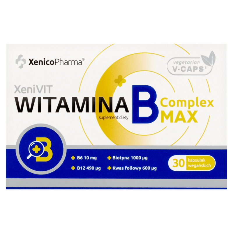 Witamina B Complex MAX 30 kapsułek Xenico