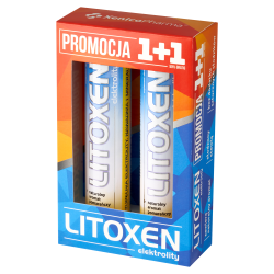 Litoxen Zestaw 1+1 Elektrolity 2x20 tabletek Xenico