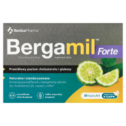 Bergamil Forte 30 kapsułek Xenico na cholesterol