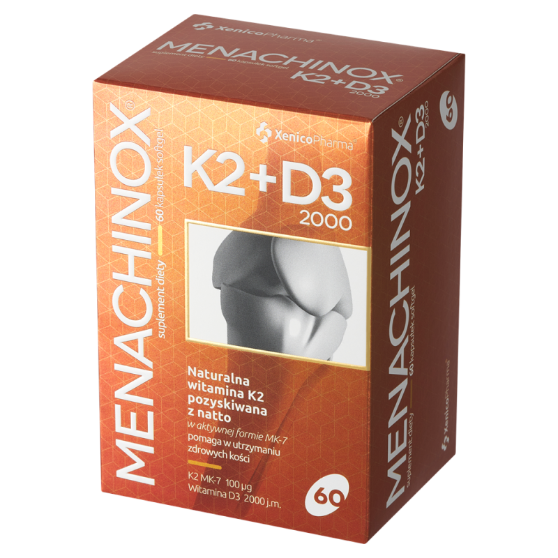 Menachinox K2+D3 2000 60 kapsułek