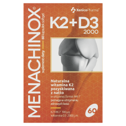 Menachinox K2+D3 2000 60 kapsułek