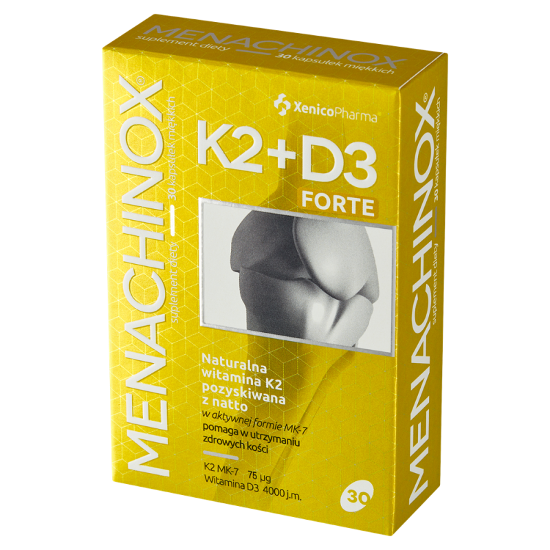 Menachinox K2+D3 4000 Forte 30 kapsułek