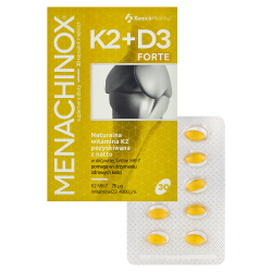 Menachinox K2+D3 4000 Forte 30 kapsułek