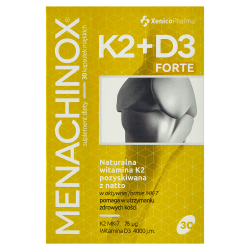 Menachinox K2+D3 4000 Forte 30 kapsułek