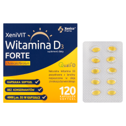 XeniVIT Witamina D 4000 Forte 120 kapsułek