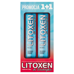 Litoxen Dla Diabetyków 1+1 Zestaw 40 tabletek musujących