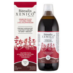 Bioradix organiczne żelazo, witaminy i minerały w płynie 500ml