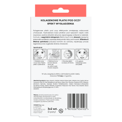 L'Biotica Płatki kolagenowe pod oczy wygładzanie zmarszczek 3x2 sztuk