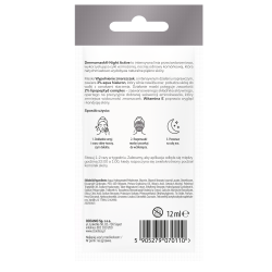 L'Biotica Dermomask Night Active Wypełnienie Zmarszczek Maseczka naprawcza do twarzy na noc 12ml