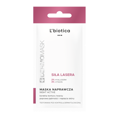 L'BIOTICA Dermomask Night Active Siła Lasera 12 ml