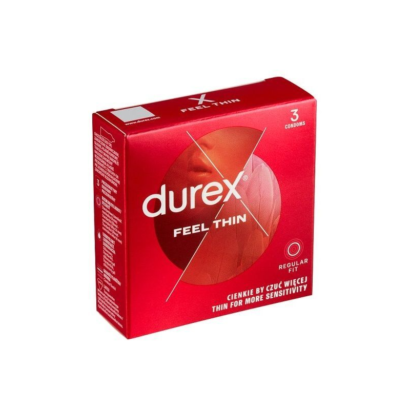 Durex Feel Thin Classic prezerwatywy 3szt.