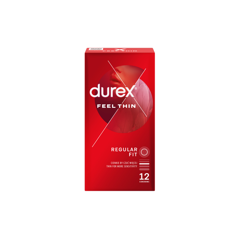 Durex Feel Thin Classic prezerwatywy 12szt.
