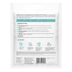 L'biotica Maska kolagenowa z CICA i azulenem w mikrokapsułkach Ukojenie i redukcja zaczerwienień 1 sztuka