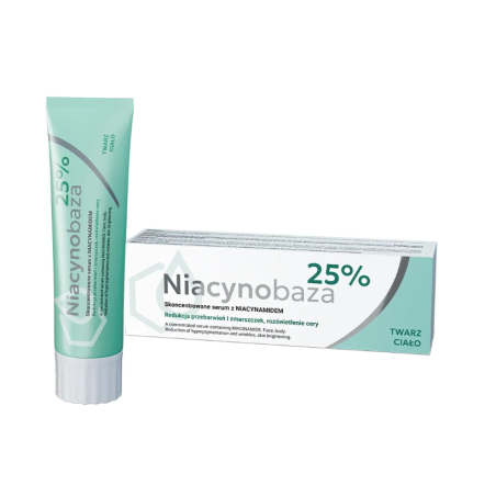 Niacynobaza 25% skoncentrowane serum z niacynamidem do twarzy i ciała 30g