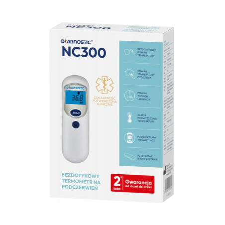 Diagnostic Termometr bezdotykowy na podczerwień NC300 1 sztuka